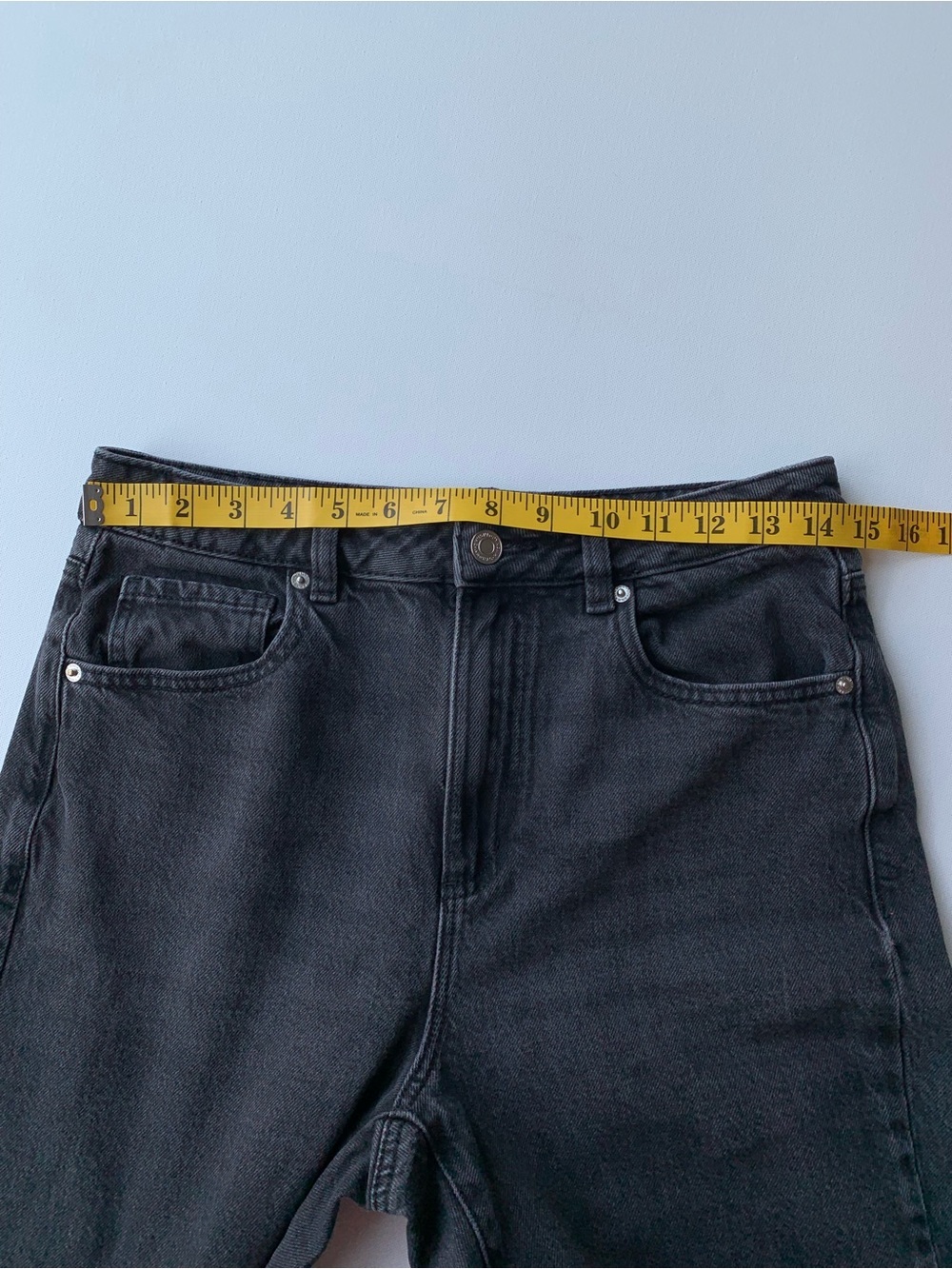 Dynamite Jeans Classic Black High-Waist Straight Leg Jeans size 28 - Picture 5 of 10